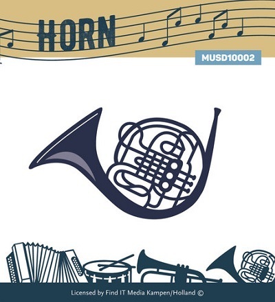 Musical Series - Stanzschablone "Horn"