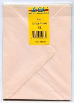 Perlmutt-Umschläge Jasmin 16,2 x 11,4 cm rosa sofort lieferbar