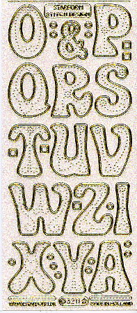 Sticker 3211 Buchstaben O bis Z sofort lieferbar