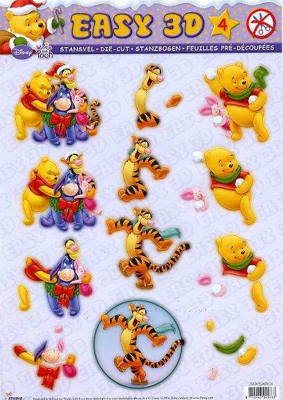 3-D Stanzbogen DISNEY Winnie the Pooh Nr. 04 sofort lieferbar