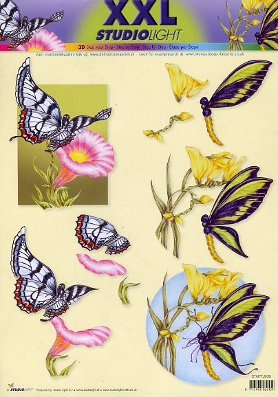 3-D Schneidebogen "Schmetterlinge"