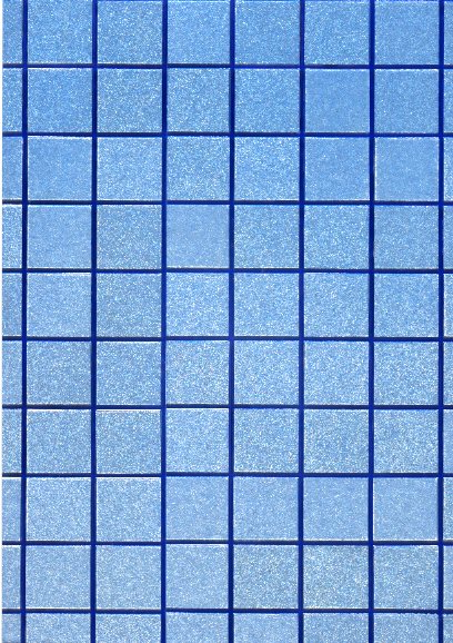 A4 Papier diamantierte Quadrate blau