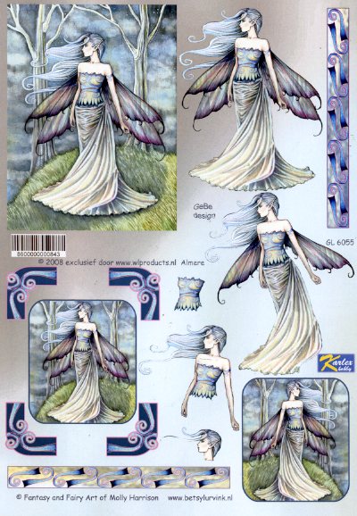 3-D Schneidebogen Fairy Art of Molly Harrison sofort lieferbar
