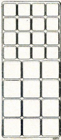 Sticker Quadrate mit abgerundeten Ecken