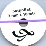 *Satinband 10 Meter x 3 mm, lila S3.16