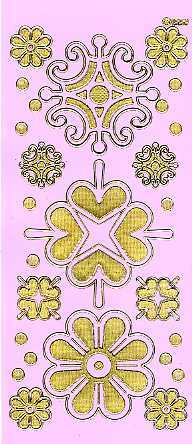 Sticker Ornamente 1552 "Lackfolie - helllila"