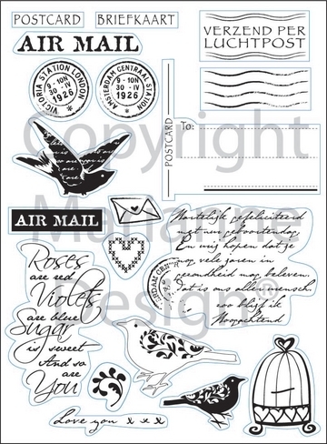 *Marianne design Clear Stamps Eline´s Huis