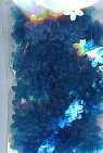 Paillettenblüten, transparent blau ca. 1 cm