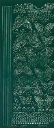 Stickerbogen "Schmetterlinge" (grün)