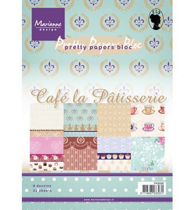 *Pretty Papers Bloc "Café la Patisserie" A5