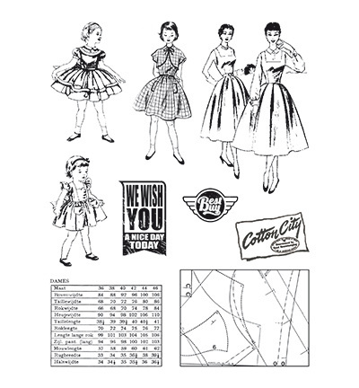 Marianne design Clear Stamps "Fabulous Fifties"
