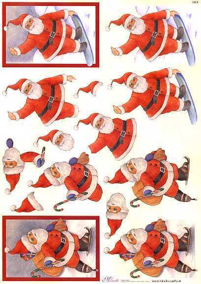 Mireille 3-D Schneidebogen "Weihnachtsmann"