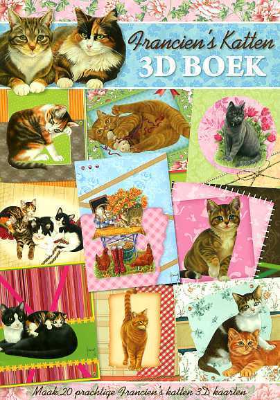 3-D Heft A4 Katzen A4FKBOEK45 14 Seiten sofort lieferbar