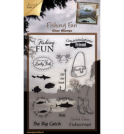 *JOY Crafts Clear Stamps Fishing Fun