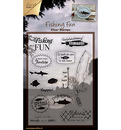 *JOY Crafts Clear Stamps Fishing Fun