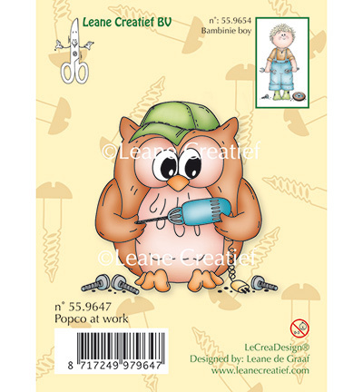 Clear Stamps - Owlie`s Popco at work