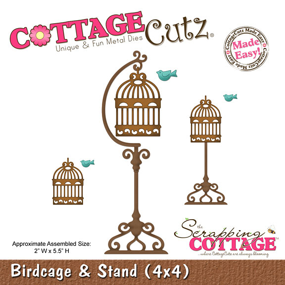 Cottage Cutz Stanzschablone Victorian Birdbath sofort lieferbar