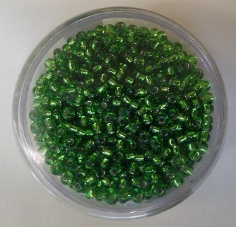 Rocalles Silbereinlage 2,6 mm 17 gr. lindgrün