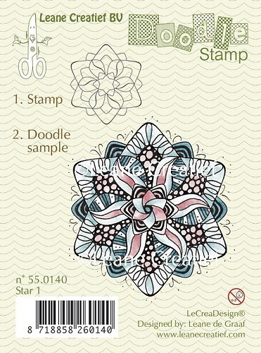 *Leane Creatief Clear Stamps Doodle Stamp