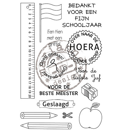 Marianne design Clear Stamps School stamp NL CS0909 sofort lieferbar