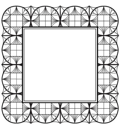 Gummistempel Geometric Square UMS584 ABVERKAUF