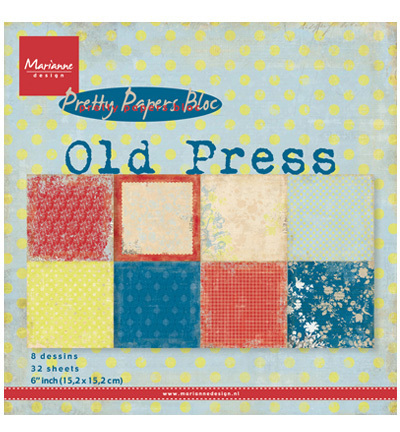 *Marianne design Pretty Papers Bloc Old Press