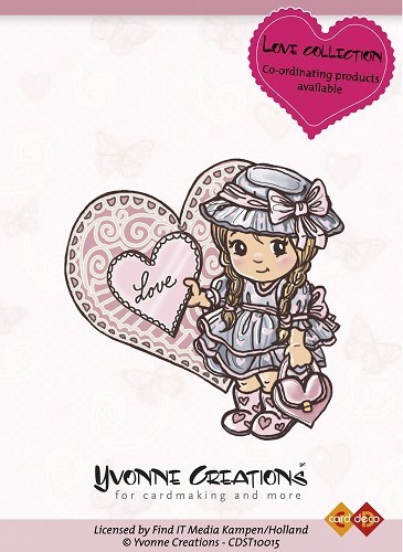 Clear Stamp Love Collection - Girl CDST10015 sofort lieferbar