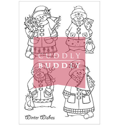 Cuddly Buddly Clear Stamps Snow Family CBS0010 sofort lieferbar
