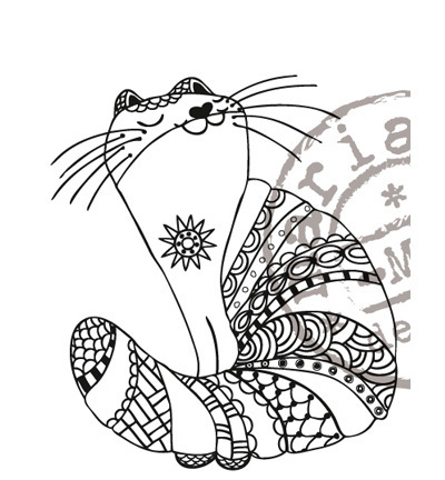 Clear Stamps - Doodle Cat sofort lieferbar