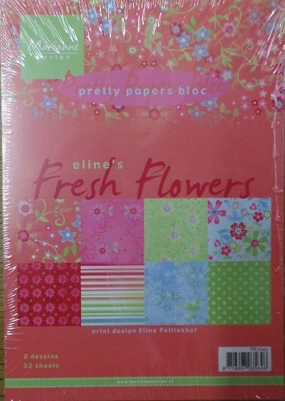 Pretty Papers Bloc Eline´s Flowers A5 PB7045 sofort lieferbar