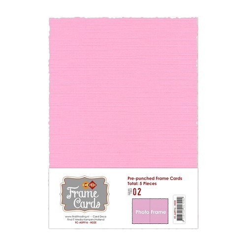 Frame Cards - DINA5 (rosa) 5 Stück