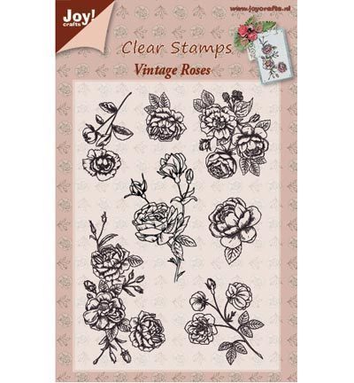 *JOY Crafts Clear Stamps Vintage Roses