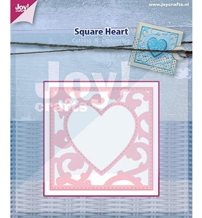 6002-0445 Stanzschablone Square Heart sofort lieferbar