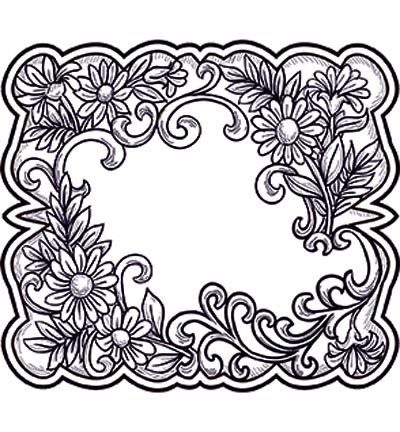 *CREATIVE EXPRESSIONS - Stempel Floral Toile