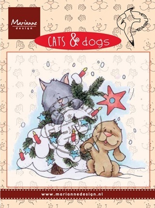 *Clear Stamps "Cats and Dogs" Tree decorating