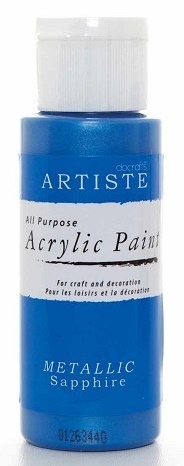 Acrylfarbe METALLIC sapphire/safir 59 ml sofort lieferbar