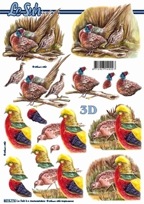 Le Suh 3-D Schneidebogen "Vogelmotive"