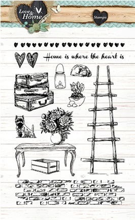 Studio Light Clear Stamps "Love Home"