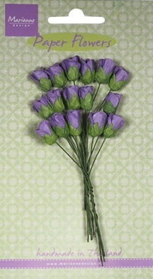 *Papierblumen dark lavender dunkellila
