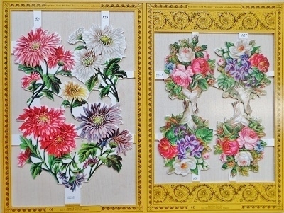 Poesie-Bilder ca. 23 x 30 cm "Blumen"