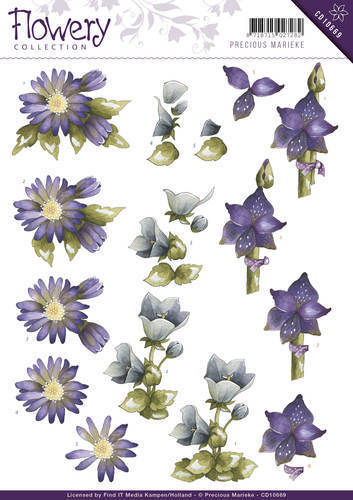 3D Schneidebogen "Flowery Collection - Flowers"