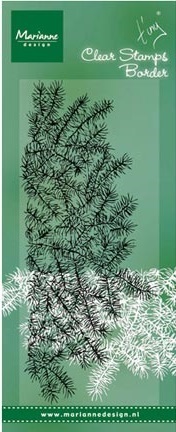 Clear Stamps Tiny's border - Pine tree branches TC0842 sofort lieferbar