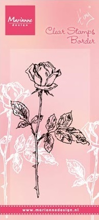 Clear Stamps Tiny's single rose
