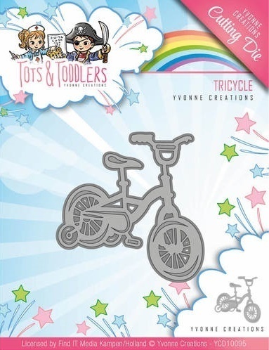 Stanzschablone YCD10095 Tricycle sofort lieferbar