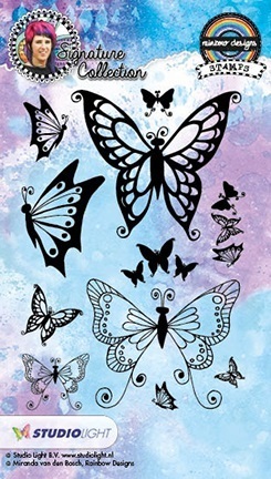 Studio Light Clear Stamps Schmetterlinge sofort lieferbar