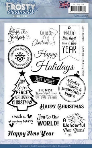 Clear Stamps FROSTY Arnaments - ENG