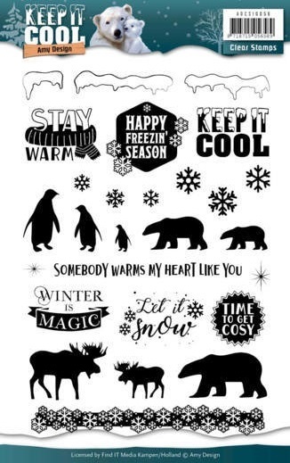 Clear Stamps KEEP IT COOL sofort lieferbar