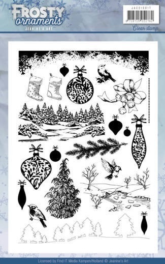 Clear Stamps FROSTY Arnaments