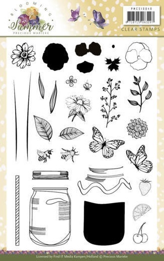 *Clear Stamps Blooming Summer