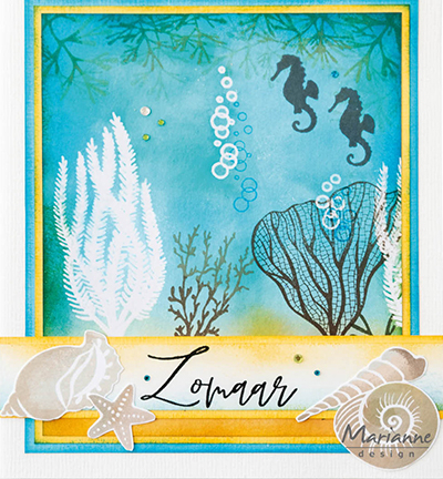 *Clear Stamps Silhouette Sea Shells